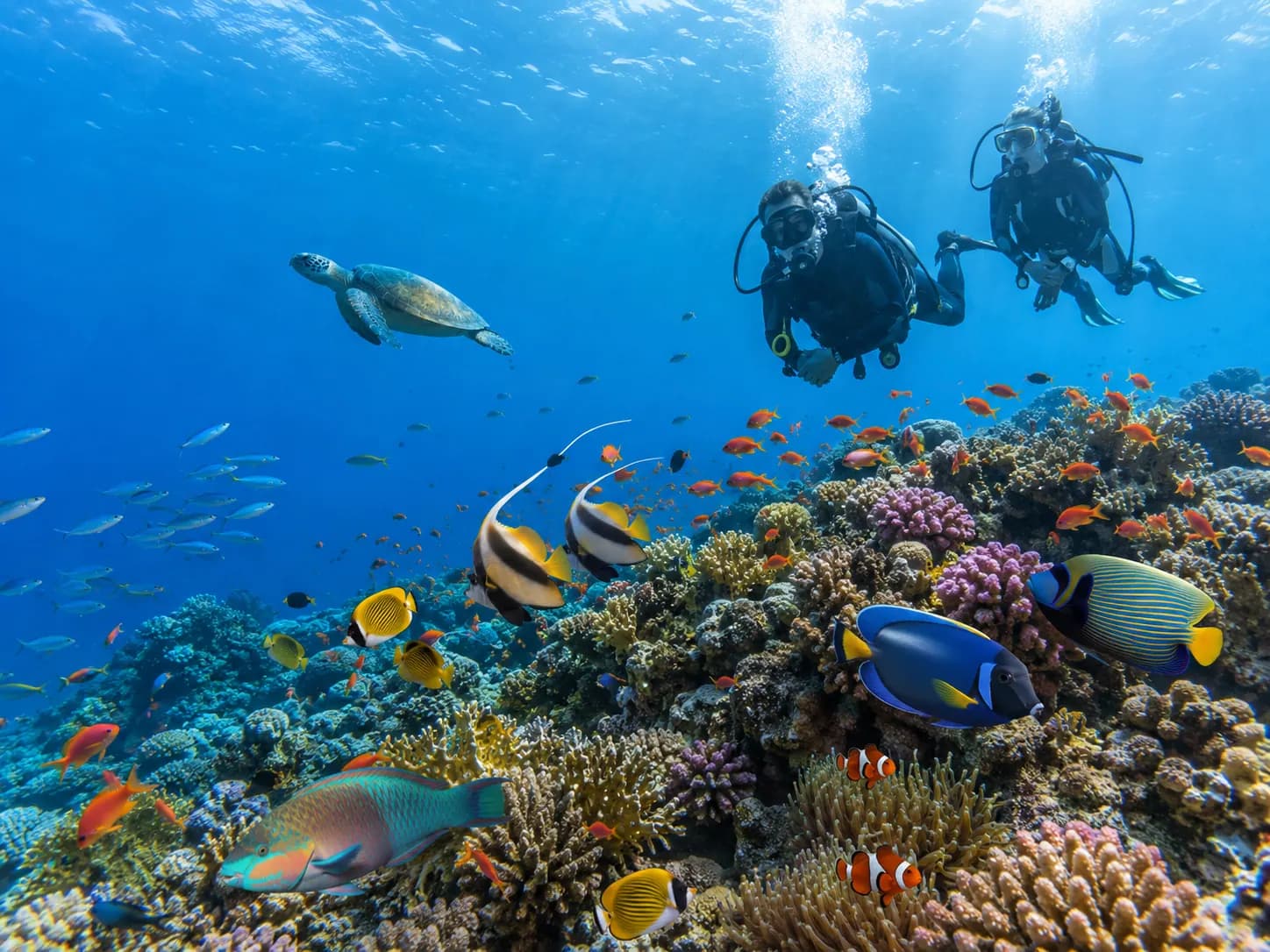 Underwater photo from a Red Sea dive trip in Marsa Alam
